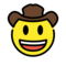 Gesicht Mit Cowboyhut