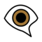 Auge In Sprechblase