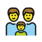 Familie: Mann, Mann, Junge