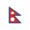 Flagge: Nepal