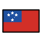 Flagge: Samoa