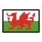Flagge: Wales
