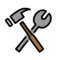 Hammer und Schraubenschlüssel