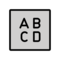 Eingabesymbol Lateinische Großbuchstaben