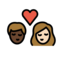 Kuss: Person, Person, Dunkle Hautfarbe, Helle Hautfarbe