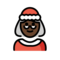 Weihnachtsfrau: Dunkle Hautfarbe