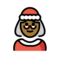 Weihnachtsfrau: Mitteldunkle Hautfarbe