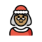 Weihnachtsfrau: Mittlere Hautfarbe