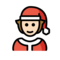 Weihnachtsperson: Helle Hautfarbe