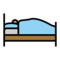 Im Bett Liegende Person: Mittlere Hautfarbe