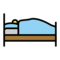 Im Bett Liegende Person