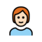 Person: Helle Hautfarbe, Rotes Haar