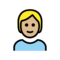 Person: Mittelhelle Hautfarbe, Blondes Haar