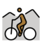 Mountainbiker(In): Mitteldunkle Hautfarbe
