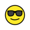 Lächelndes Gesicht Mit Sonnenbrille