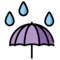 Regenschirm Im Regen