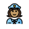 Polizistin: Mittlere Hautfarbe