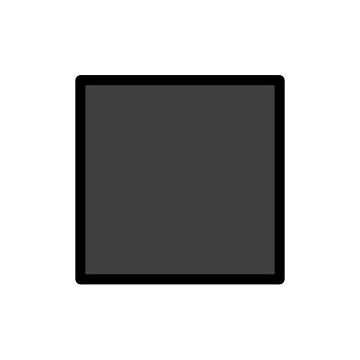 Mittelgroßes Schwarzes Quadrat