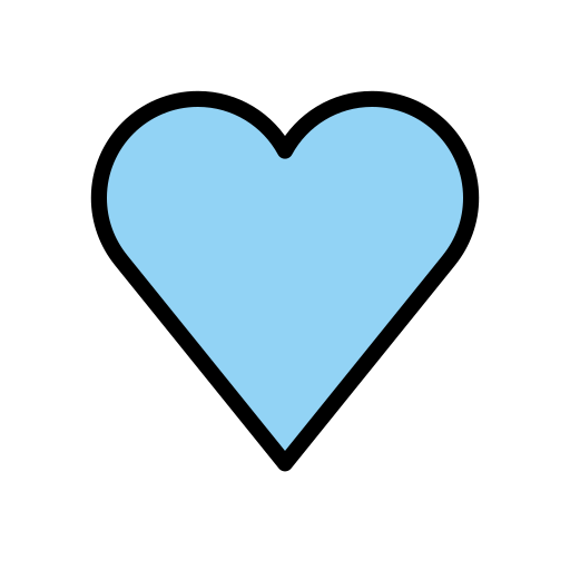 Blaues Herz