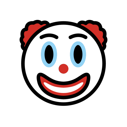 Clown-Gesicht