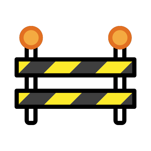 Baustellenabsperrung