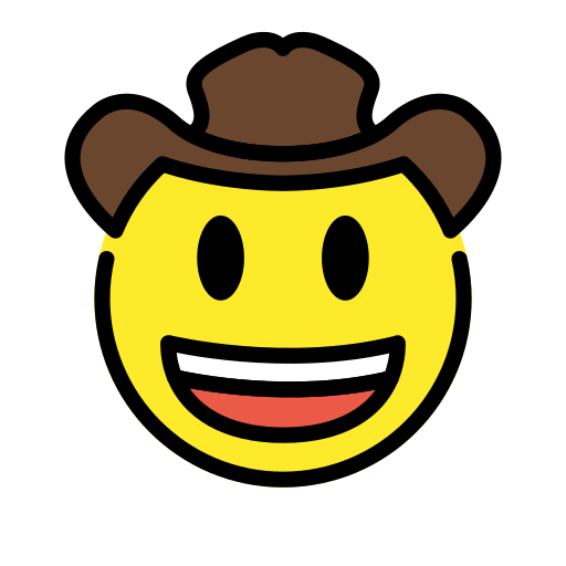 Gesicht Mit Cowboyhut