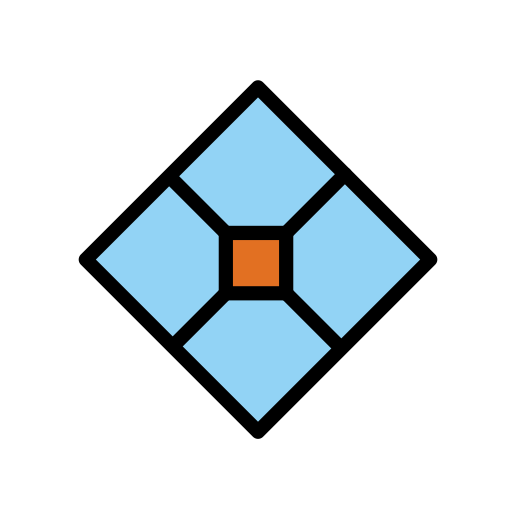 Rautenform Mit Punkt