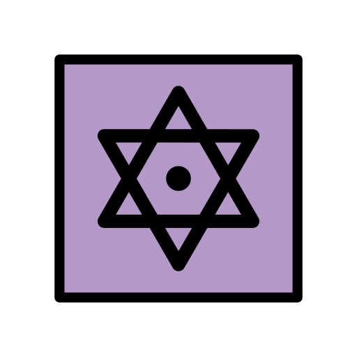 Hexagramm Mit Punkt