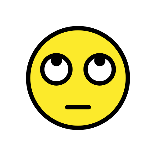Augen Verdrehendes Gesicht
