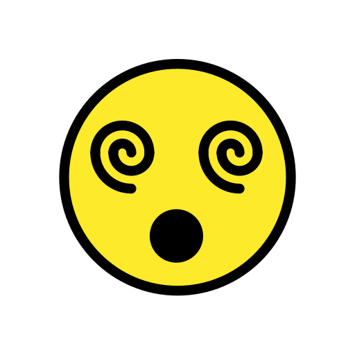 Gesicht Mit Spiralen Als Augen