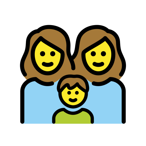 Familie: Frau, Frau, Junge