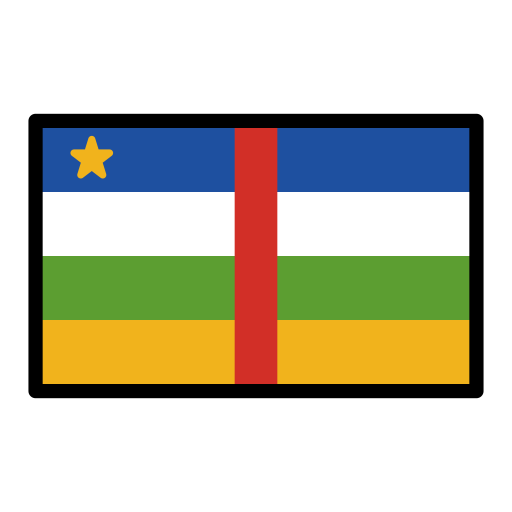 Flagge: Zentralafrikanische Republik