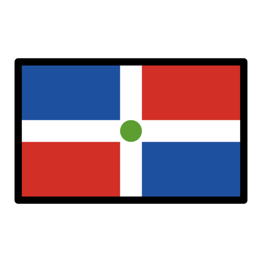 Flagge: Dominikanische Republik