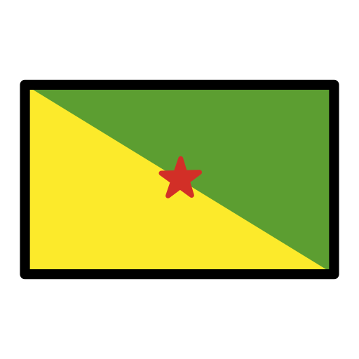 Flagge: Französisch-Guayana