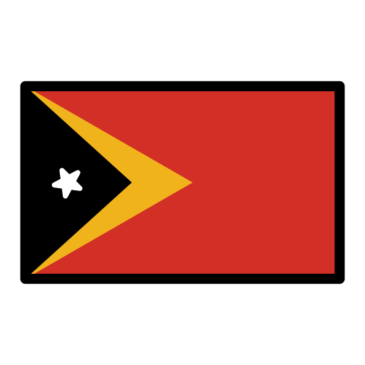 Flagge: Timor-Leste