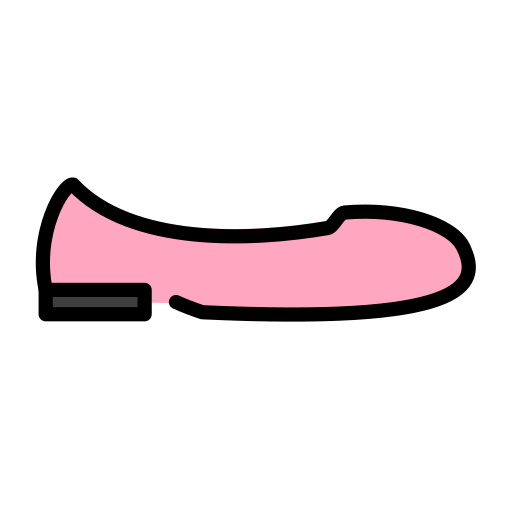 Flacher Schuh