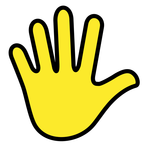 Hand with Fingers Splayed