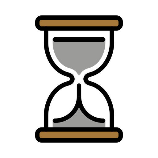 Laufende Sanduhr
