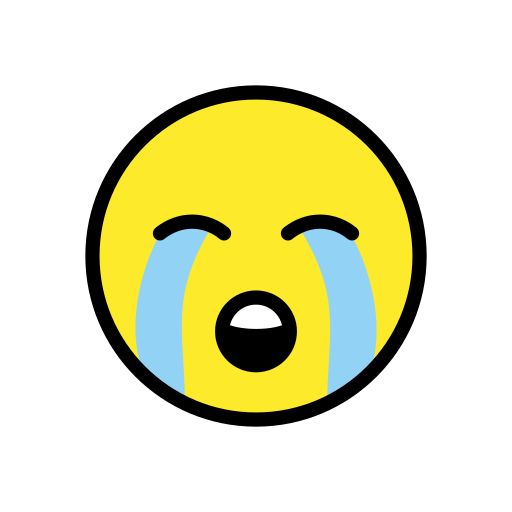 Heulendes Gesicht