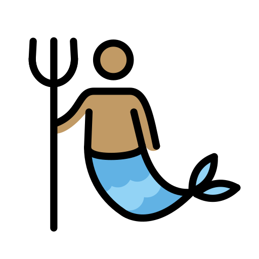 Wassermann: Mittlere Hautfarbe