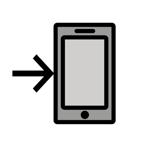 Mobiltelefon Mit Pfeil
