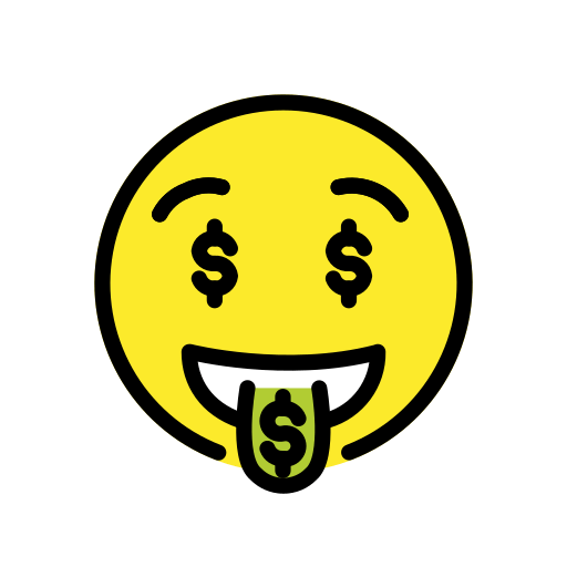 Gesicht Mit Dollarzeichen