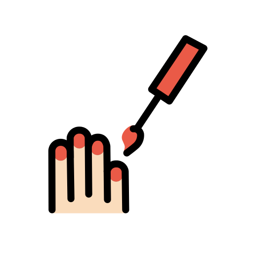 Nagellack: Helle Hautfarbe