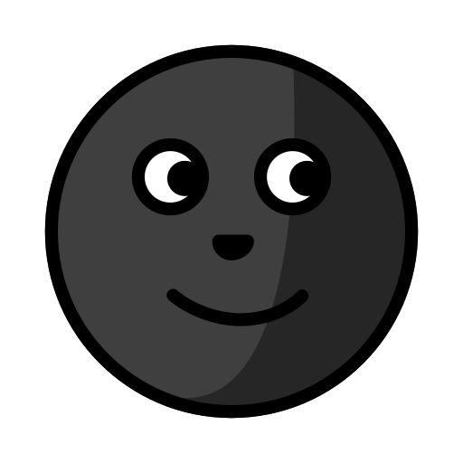 Neumond Mit Gesicht