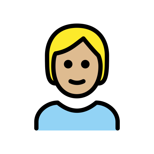 Person: Mittelhelle Hautfarbe