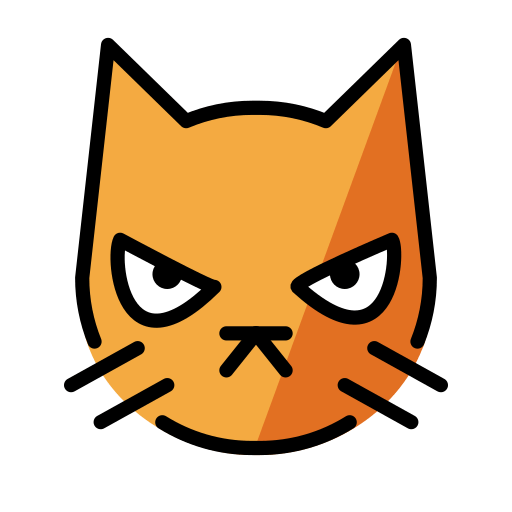 Schmollende Katze