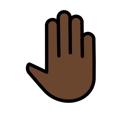 Erhobene Hand Von Hinten: Dunkle Hautfarbe