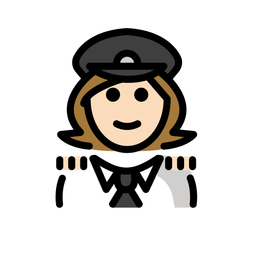 Pilotin: Helle Hautfarbe