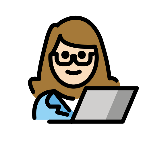 IT-Expertin: Helle Hautfarbe