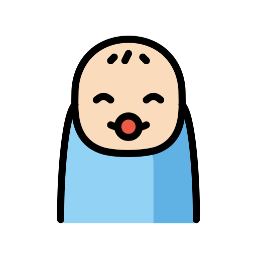 Baby: Helle Hautfarbe
